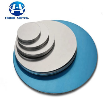 Τελειωμένη επιφάνεια 1050-H14 Αλουμινίου Wafer/Αλουμινίου δίσκους Διαμέτρου 80 mm έως 1600 mm Για οδικά προειδοποιητικά σήματα