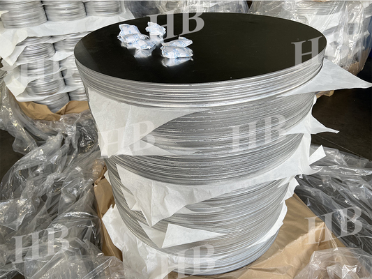 1060 - H14 Αλουμινίου Wafer κυκλικοί δίσκοι ομαλή για οδικές προειδοποιητικές πινακίδες 1 σειρά