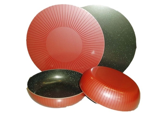 Cookware 6.0mm αργίλιο πάχους γύρω από το πιάτο 80mm Dia