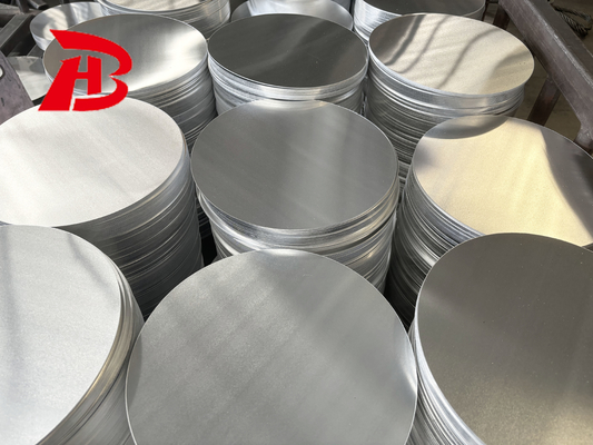 Επιφάνεια επίστρωσης B209 ASTM 3003 8011 1050 1100 1060 Κύκλοι με δίσκους από αλουμίνιο για πλυντήρια μη ράβδους