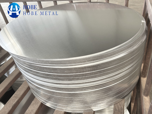 Επιφάνεια επίστρωσης B209 ASTM 3003 8011 1050 1100 1060 Κύκλοι με δίσκους από αλουμίνιο για πλυντήρια μη ράβδους