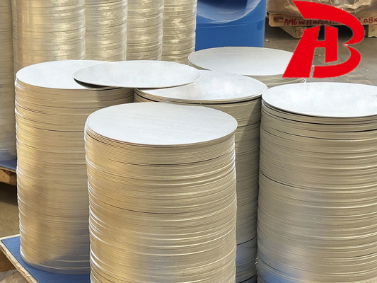 Επιφάνεια επίστρωσης B209 ASTM 3003 8011 1050 1100 1060 Κύκλοι με δίσκους από αλουμίνιο για πλυντήρια μη ράβδους