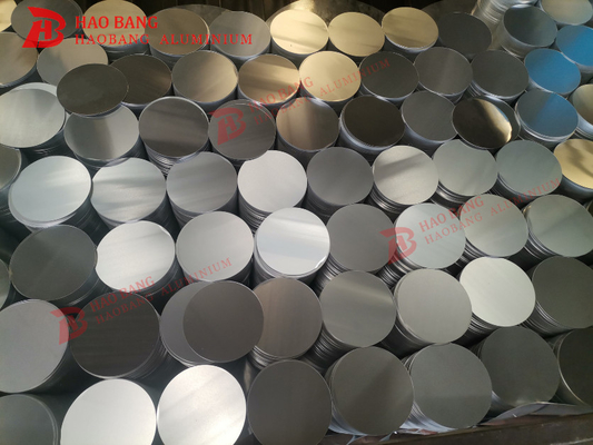3003 astm b209 dc αλουμινένιο κύκλωμα φύλλου στρογγυλομεταλλικοί δίσκοι για τα σκεύη της κουζίνας