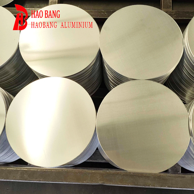 3003 astm b209 dc αλουμινένιο κύκλωμα φύλλου στρογγυλομεταλλικοί δίσκοι για τα σκεύη της κουζίνας