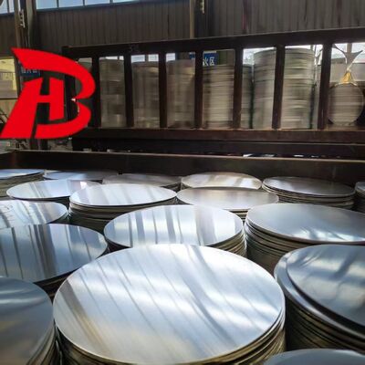 1050 1060 Aluminum Circle CC DC Material O H12 Temper Deep Drawing Crack Resistant Disc for Cookware Pots and Pans