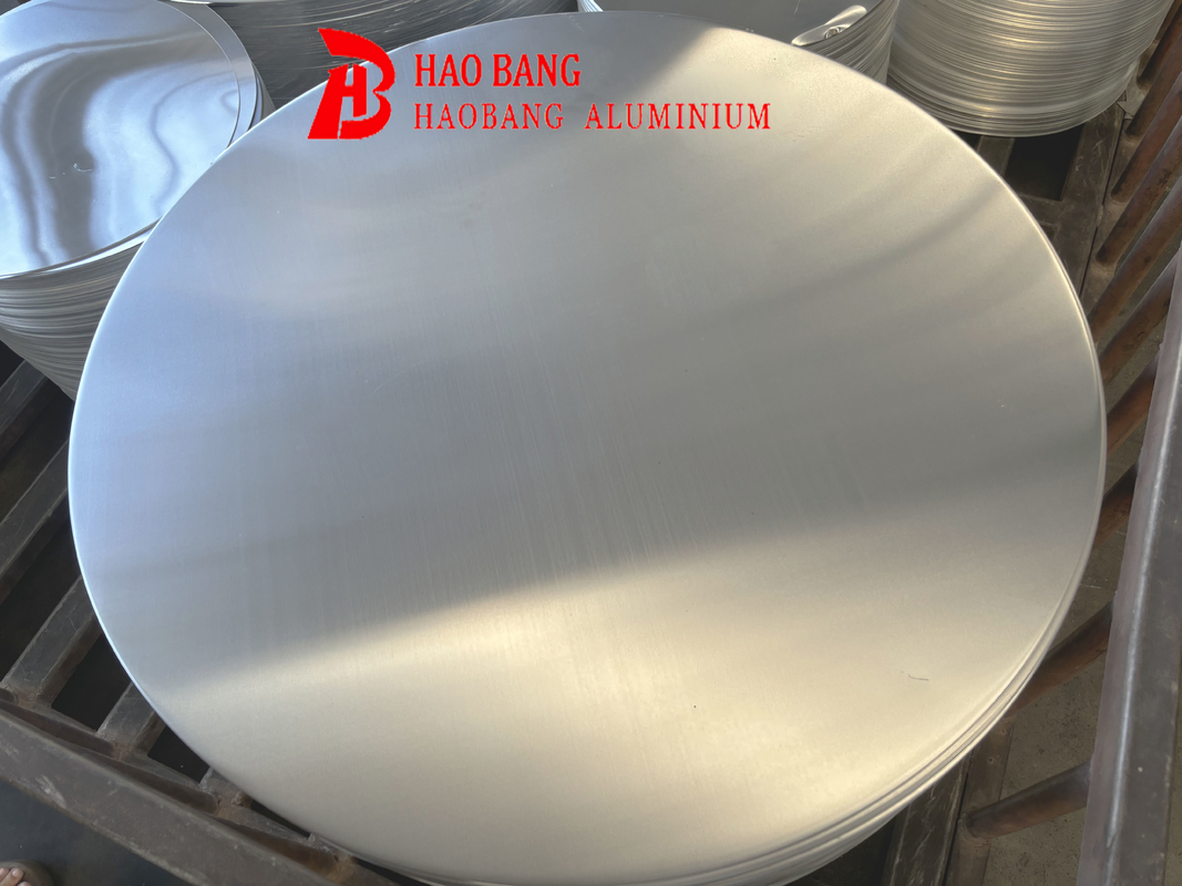 Στρογγυλός δίσκος από αλουμίνιο 1060 Aa1100 H12 h14 Κύκλος από αλουμίνιο για μη κολλητικές κατσαρόλες
