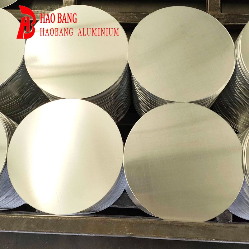 3003 astm b209 dc αλουμινένιο κύκλωμα φύλλου στρογγυλομεταλλικοί δίσκοι για τα σκεύη της κουζίνας