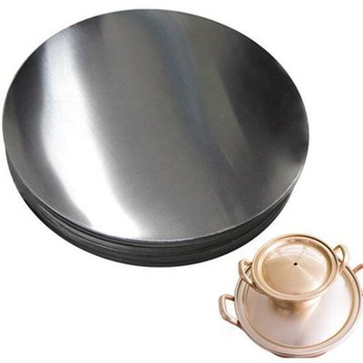 0.5mm κράμα 1050 3003 H14 θερμοκρασία αλουμίνιο στρογγυλή πλάκα για τα σκεύη της κουζίνας